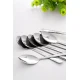 ملاعق أكل ستيل مزينة بزخرفة في المقبض 12 حبة