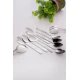 ملاعق أكل ستيل مزينة بزخرفة في المقبض 12 حبة