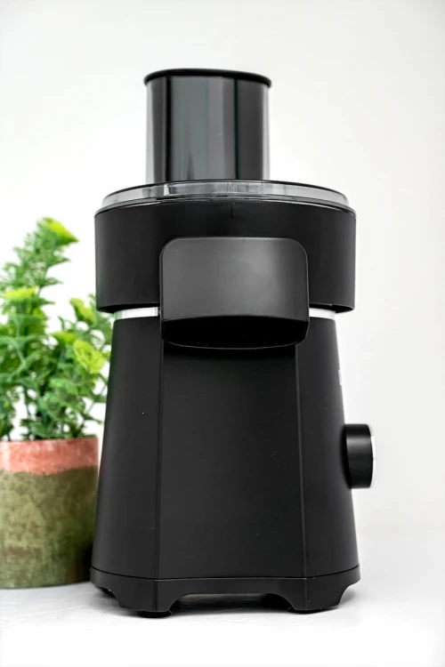 قطاعة خضار كهربائية من Denx لون أسود متعددة الوظائف بشفرات من الفولاذ المقاوم للصدأ بقوة 200 واط