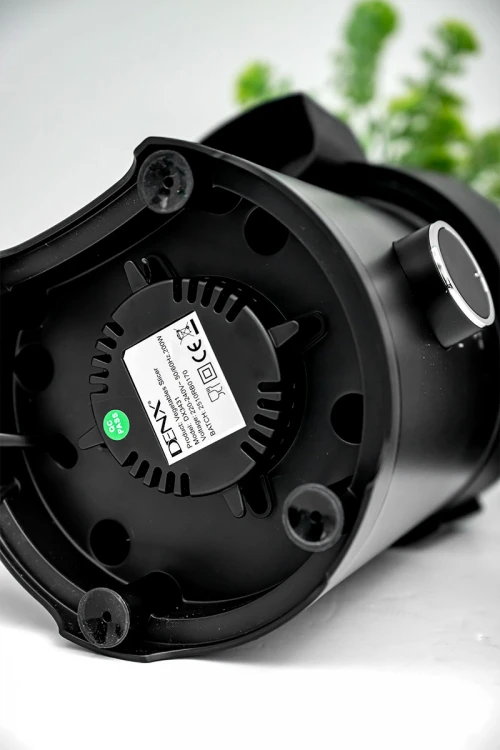 قطاعة خضار كهربائية من Denx لون أسود متعددة الوظائف بشفرات من الفولاذ المقاوم للصدأ بقوة 200 واط