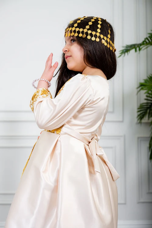 اكسسوار شعر تراثي لون ذهبي بجنيهات