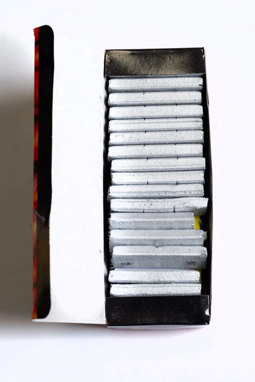 فحم الشعلة سريع الاشتعال على شكل مكعبات 120 حبة