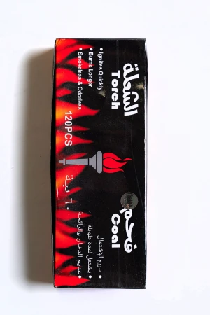 فحم الشعلة سريع الاشتعال على شكل مكعبات 120 حبة