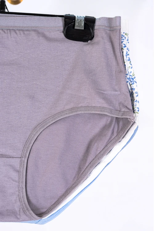 سروال داخلي نسائي متعدد الألوان مجموعة 3 قطع