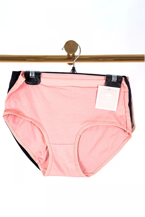 سروال داخلي نسائي متعدد الألوان مجموعة 3 قطع