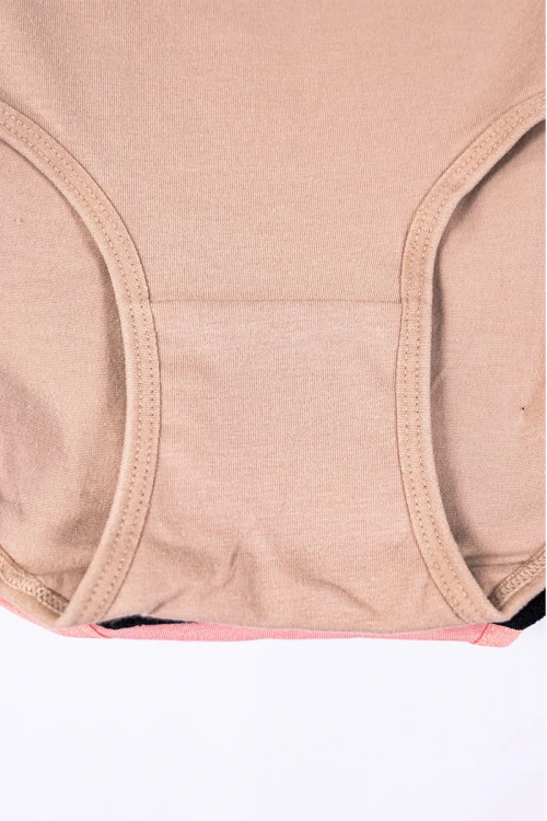 سروال داخلي نسائي متعدد الألوان مجموعة 3 قطع