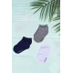 3 قطع جوارب الوان متعددة