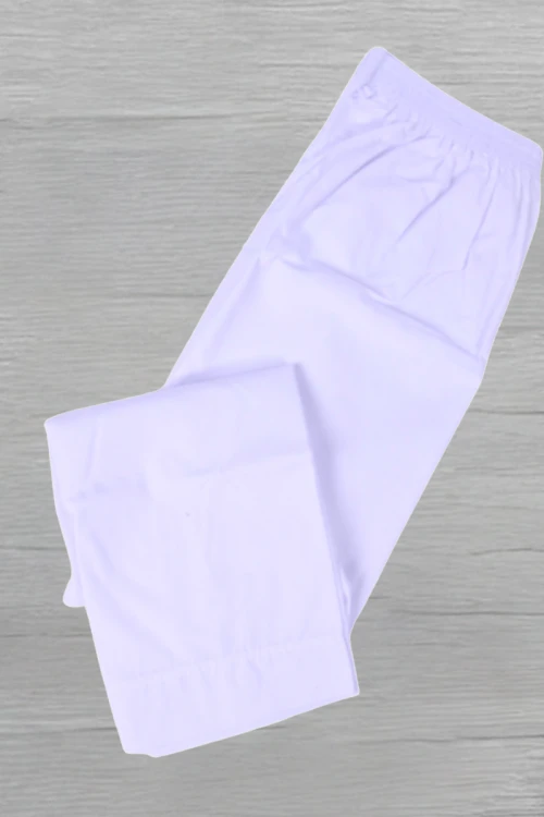 سروال رجالي طويل بخصر مطاطي تفصيل خاص لراحة أكبر